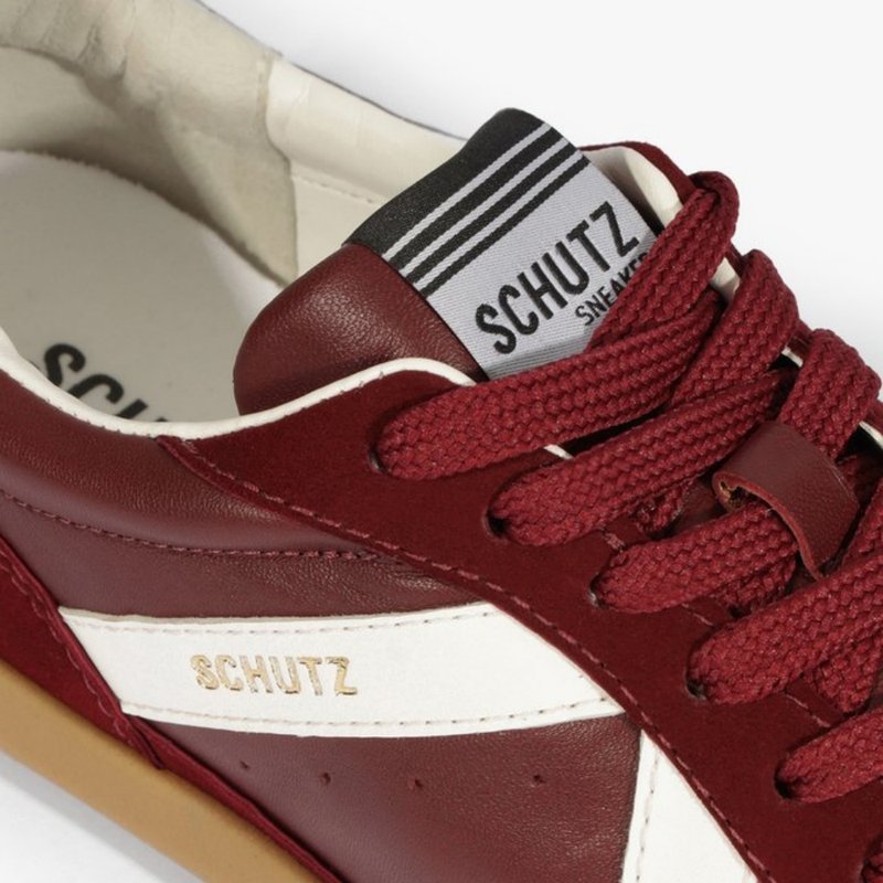 Tênis Schutz Garden Couro Cherry Wine – Maestà Scarpa