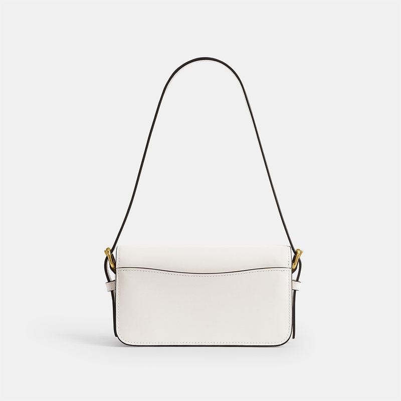 Bolsa Coach Zoe Shoulder Off-White – Minimalismo Sofisticado com