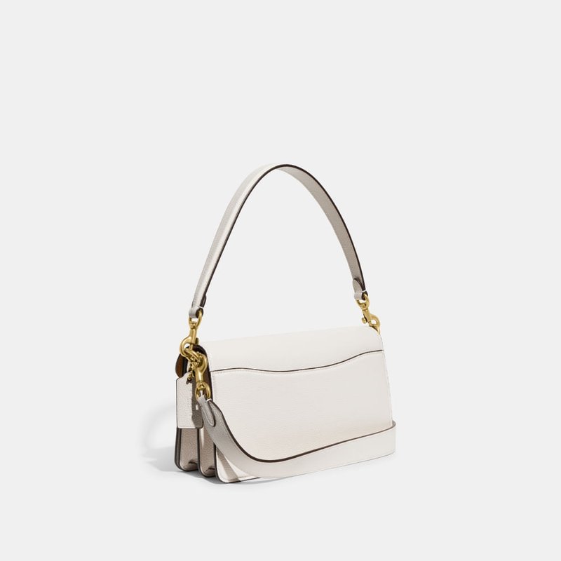Bolsa Coach Tabby Shoulder 26 Off-White – Sofisticação Neutra com