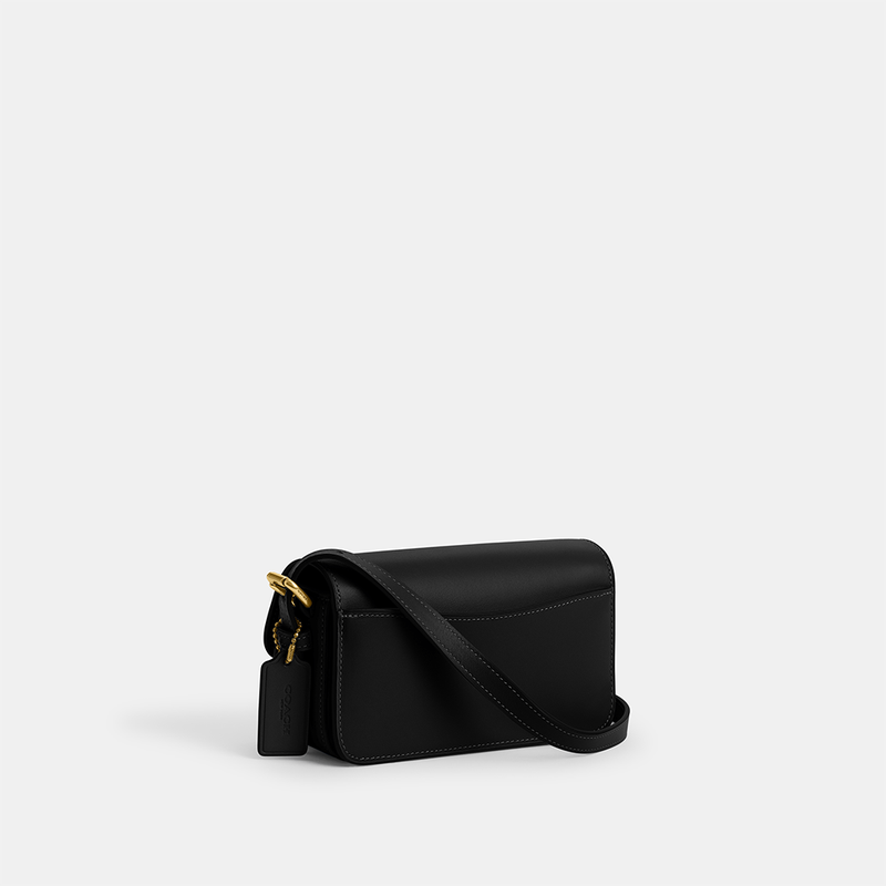 Bolsa Coach Zoe Shoulder Preta – Sofisticação Atemporal com Design