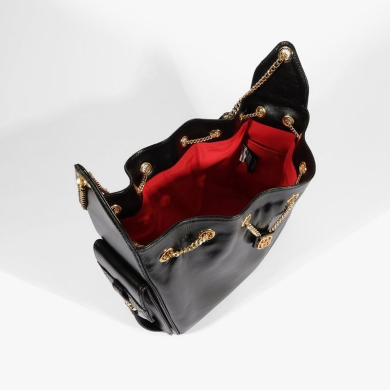 Bolsa Schutz Tiracolo Média Lilibet Couro Preta – Elegância e