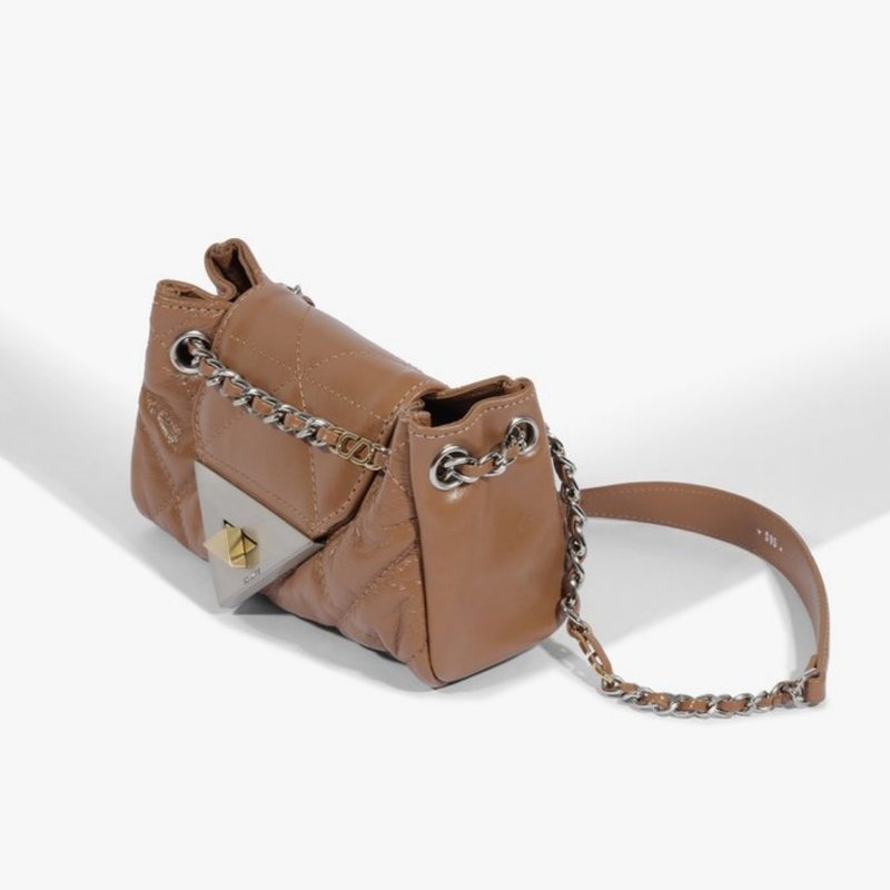 Bolsa Schutz Pequena S95 Shine Crinkle Couro – Moderna e Sofisticada