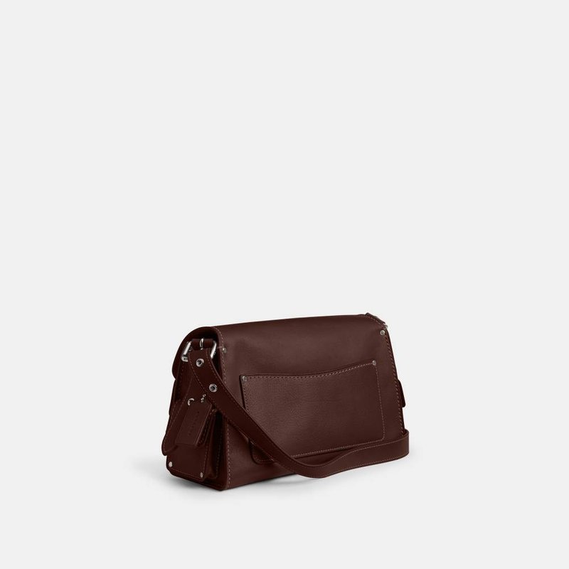 Bolsa Coach Cargo Turnlock Soft Tabby Marrom Escuro – Estilo e