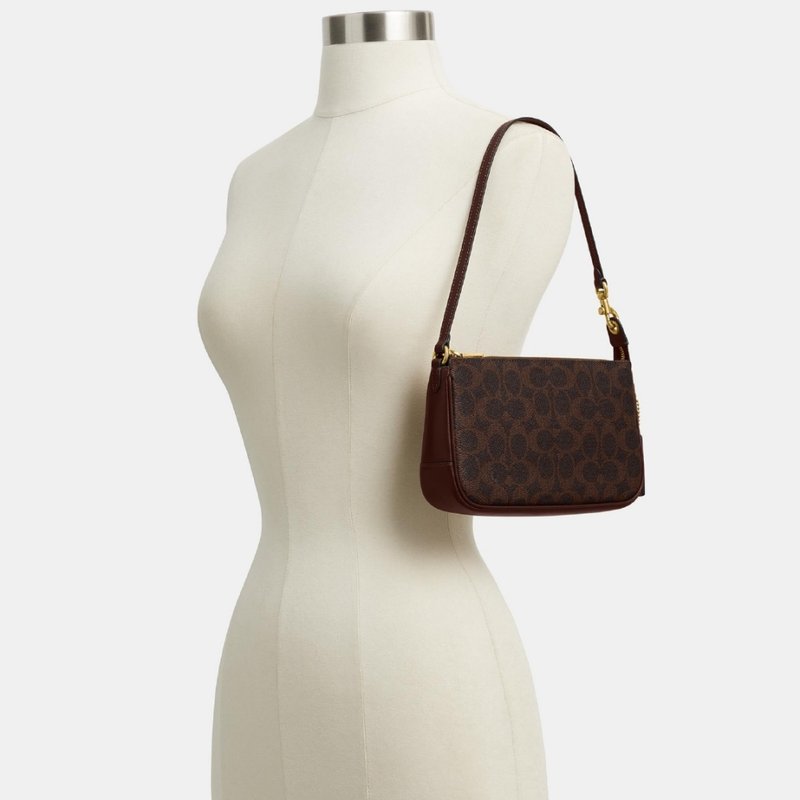 Bolsa Coach Coated Canvas Signature Plaza 22 Marrom | Elegância e