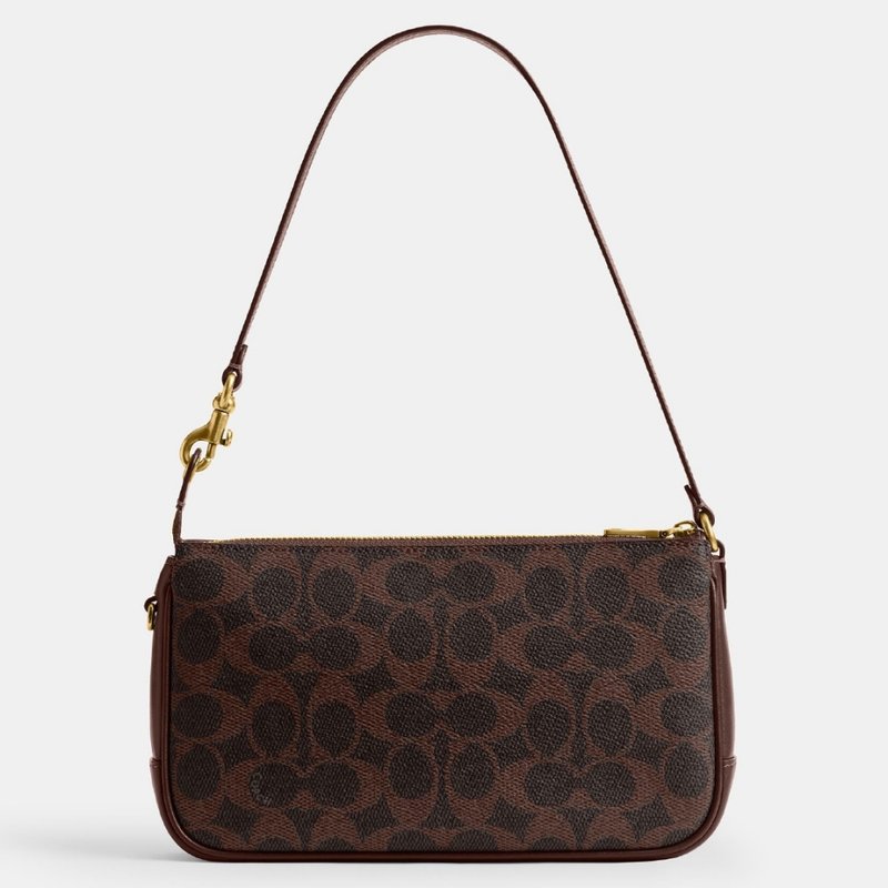 Bolsa Coach Coated Canvas Signature Plaza 22 Marrom | Elegância e