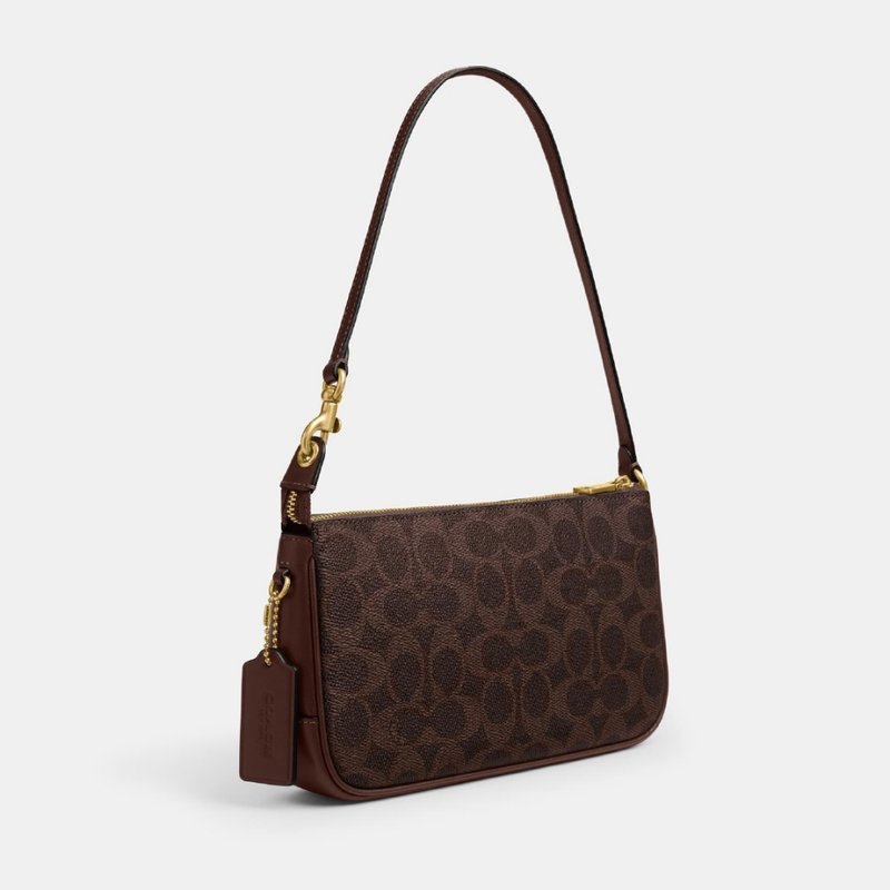 Bolsa Coach Coated Canvas Signature Plaza 22 Marrom | Elegância e