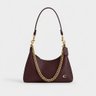 Bolsa Coach Juliet Shoulder 25 Vinho Sofisticada com Design